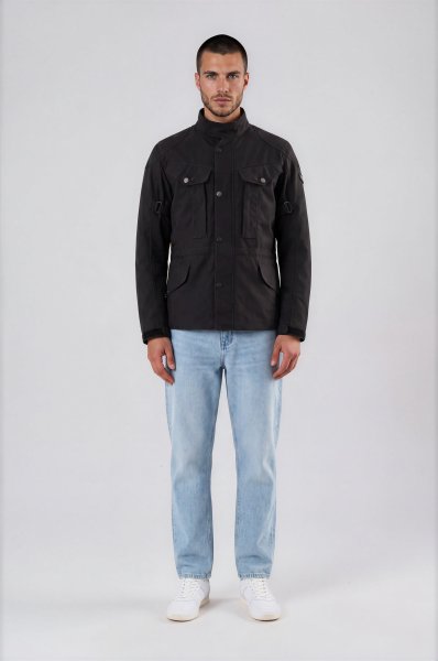 Ducati Scrambler Baja Stoffjacke Schwarz – Motorradbekleidung Scrambler, Ripstop, Protektoren